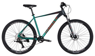 Велосипед уцінений AL 29" Formula ZEPHYR 1.0 HDD рама-21" темно-сріблястий з зеленим 2026