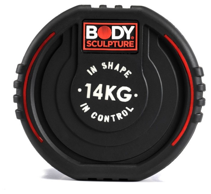 Гантель сталева Body Sculpture TPU BW 133, 14 кг
