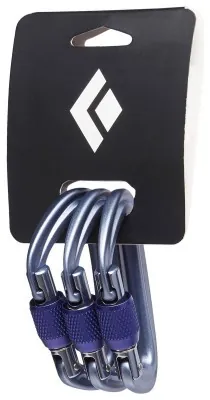 Набор карабинов Black Diamond LitetForge Screwgate 3 Pack, Grey, р.