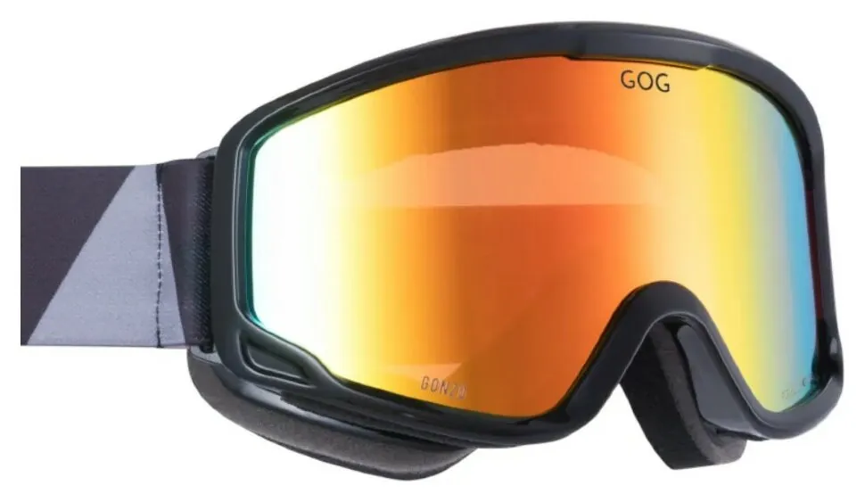 Маска GOG Gonzo Cat. 2 (Uni black/polychromatic red)