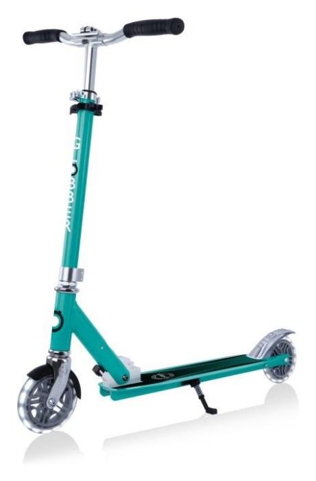 Самокат GLOBBER серії FLOW ELEMENT LIGHTS, нефритовий, колеса з підсвіткою, до 100кг, 5+, 2 колеса