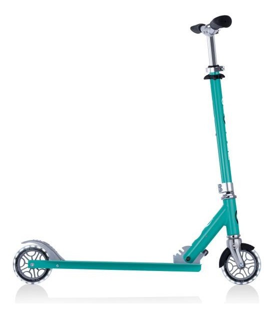 Самокат GLOBBER серії FLOW ELEMENT LIGHTS, нефритовий, колеса з підсвіткою, до 100кг, 5+, 2 колеса, укр, укр