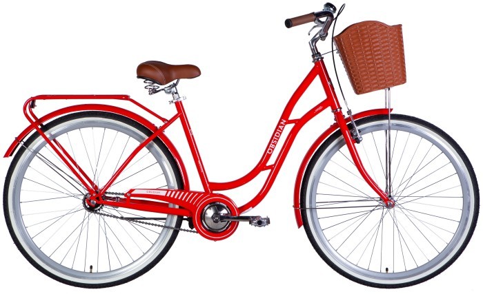 Велосипед ST 28" Dorozhnik OBSIDIAN BH рама-19" оранжево-красный 2025