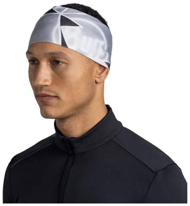 Пов'язка на голову Buff Thermonet Headband, Skaret Grey