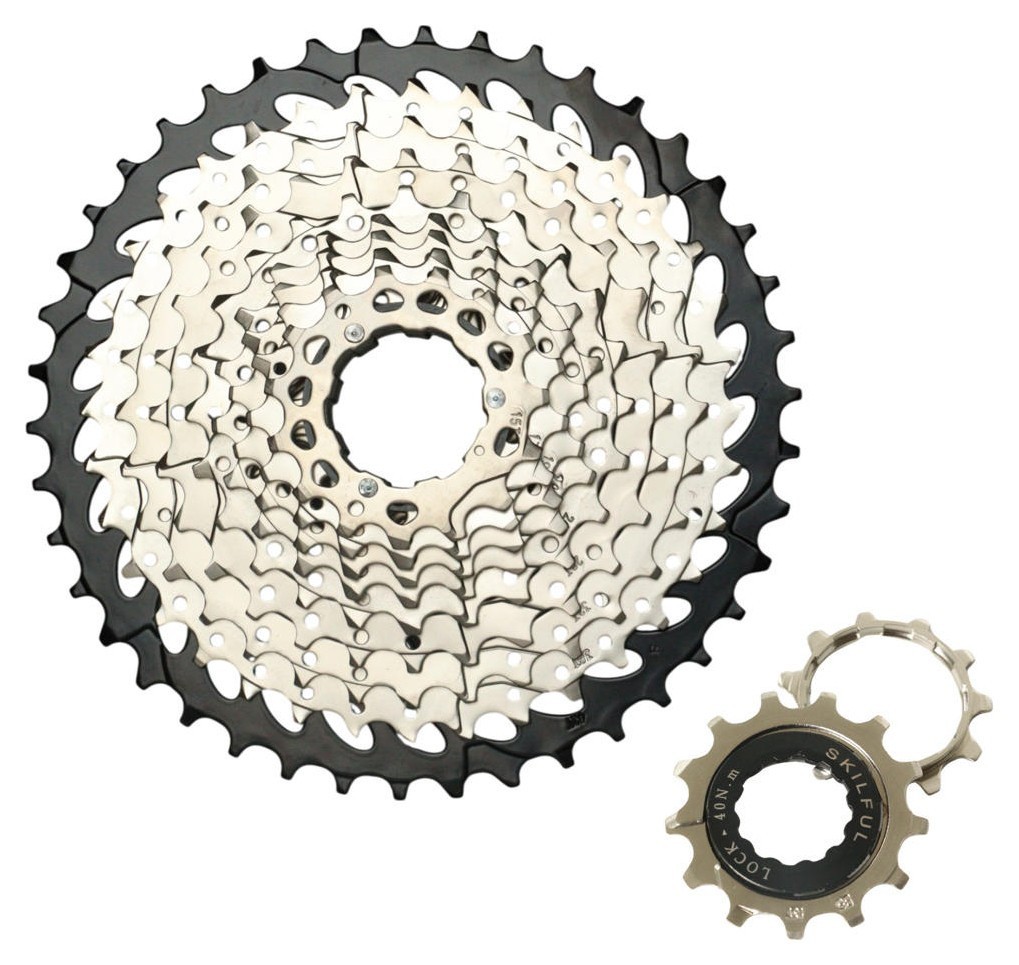 Кассета 11 SkilFul CS-M610 11-42Т серебристый никелированная