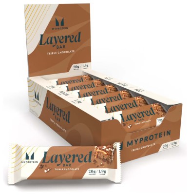 Layered Bar - 12x60g Triple Chocolate Fudge