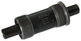 Картридж каретки 118 x 68мм мм под квадрат Kenli KL-08A черный