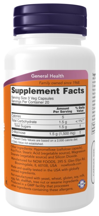 D-Mannose 500mg - 240 vcaps