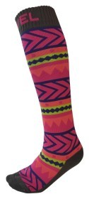 Носки сноубордические женские Level HERRINGBONE 35-38 Fuchsia (LSBS20W2D)