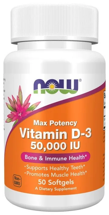 VIT D-3 50,000 IU - 50 sgels