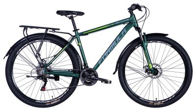 Велосипед уцененный AL 29" Formula MOTION PLUS DD FR рама-19" зеленый 2026