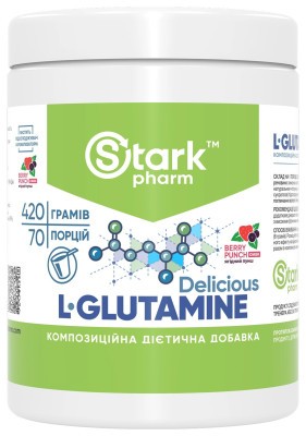 L-Glutamine Delicious - 420g Berry Punch