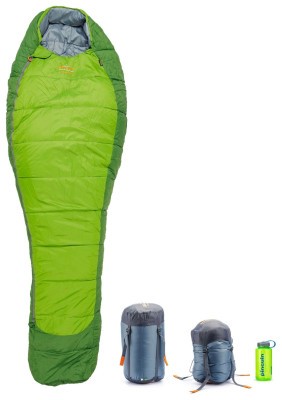 Спальный мешок Pinguin Mistral PFM (3/-3°C), 195 см - Right Zip, Green
