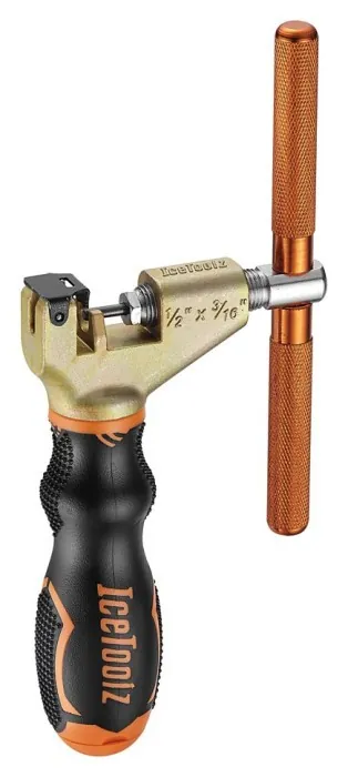 Выжимка цепи ICE TOOLZ 62B7 ProShop для BMX, содержащая 1/2" x3/16", Cr-Mo сталь.