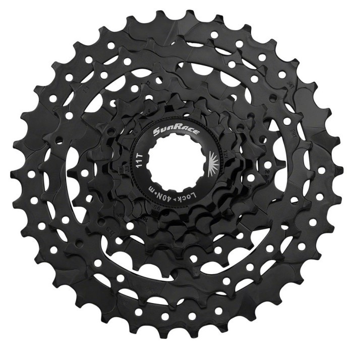 Кассета 7-k 11-34T SUN RACE M40 MTB, Black