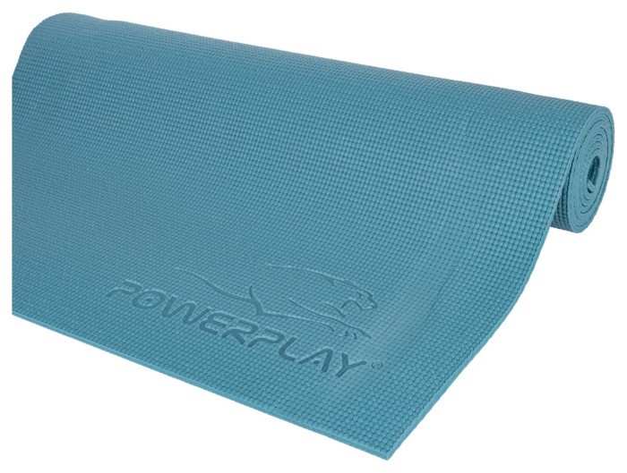 Коврик для йоги та фітнесу PowerPlay 4010 PVC Yoga Mat Зелений (173x61x0.6)