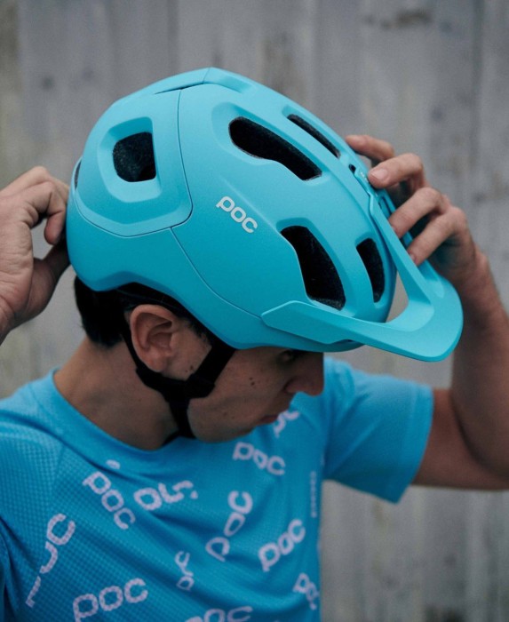 Шолом велосипедний POC Axion SPIN, Kalkopyrit Blue Matt