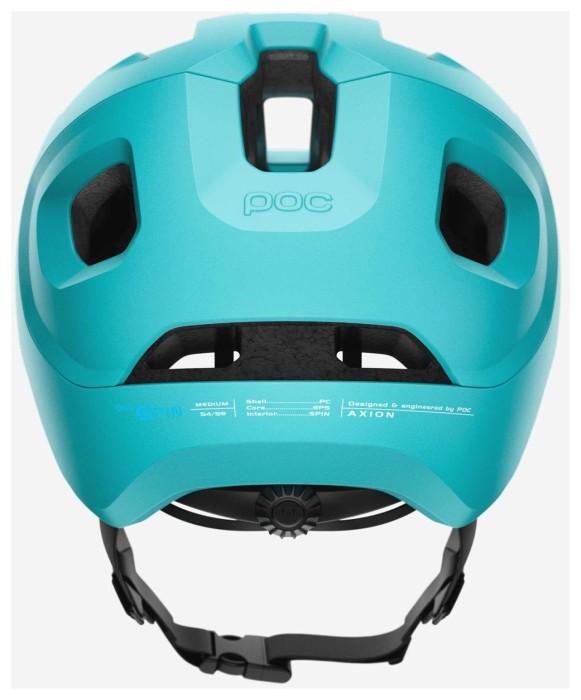Шолом велосипедний POC Axion SPIN, Kalkopyrit Blue Matt