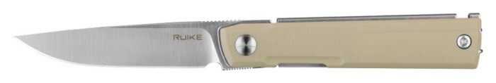 Ніж складаний кишеньковий Ruike D712-T, (7.7 см) 8Cr13MoV / G10 білий, укр, укр