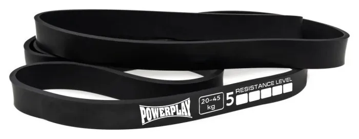 Еспандер-петля (гумка для фітнесу та кроссфіту) PowerPlay 4117 Power Band Чорна (16-32kg)