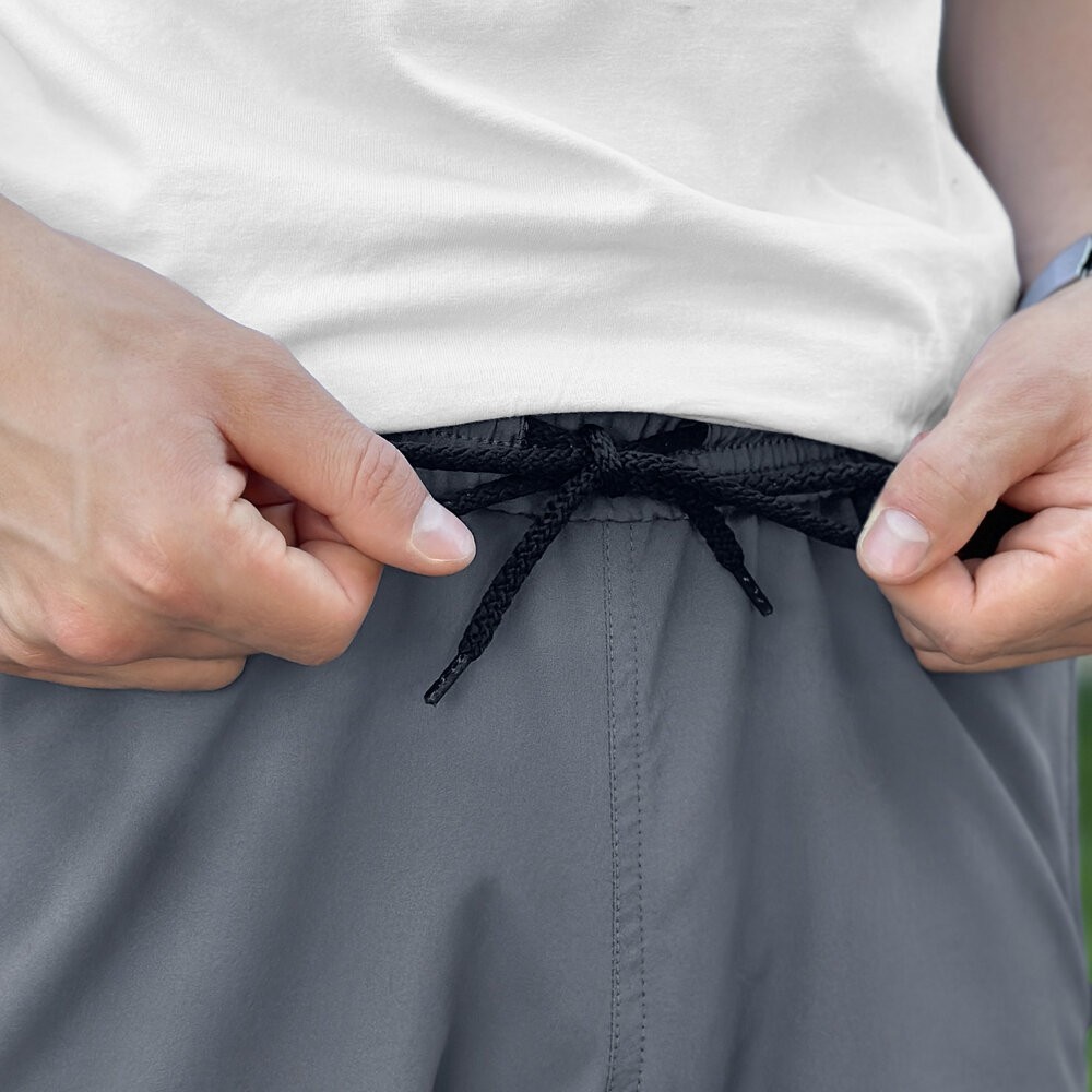 Плавальні шорти чоловічі темно-сірі Pobedov Vocation Dark Gray