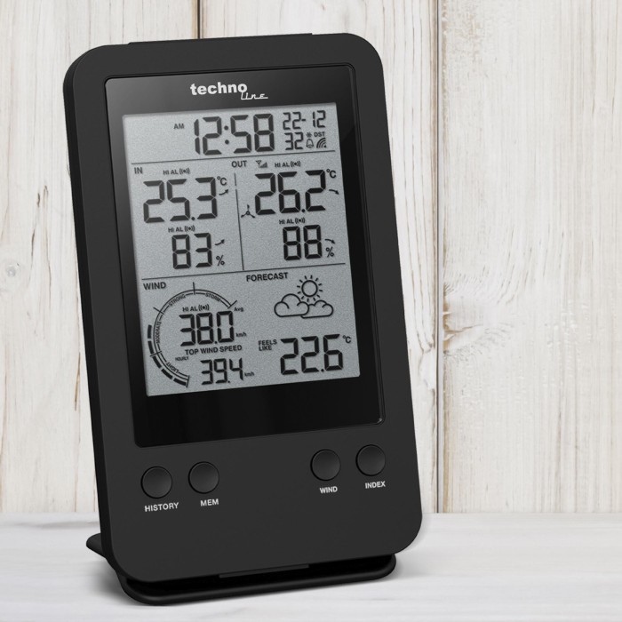Метеостанція Technoline WS9008 Black (WS9008)