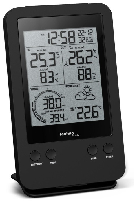 Метеостанція Technoline WS9008 Black (WS9008)