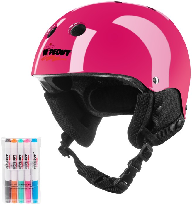 Шолом Triple8 Wipeout Snow Deluxe Helmet Neon Pink (8+)