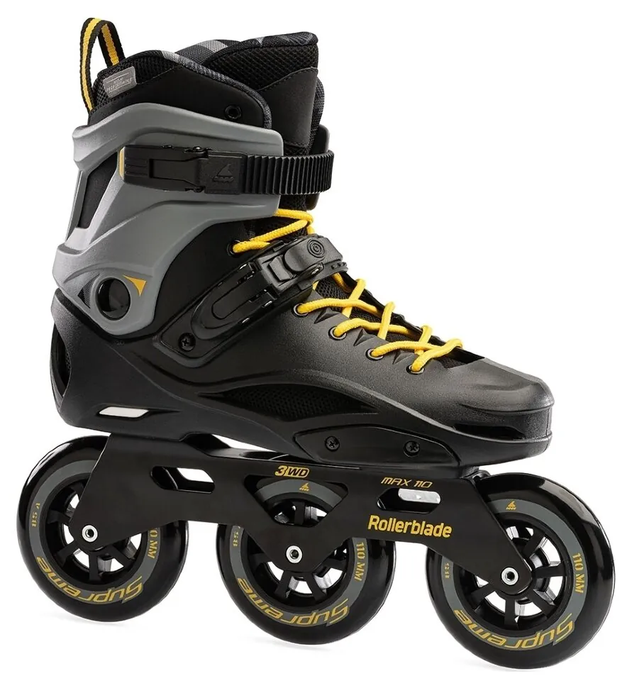 Ролики Rollerblade RB 110 black-saffron yellow (40,5)