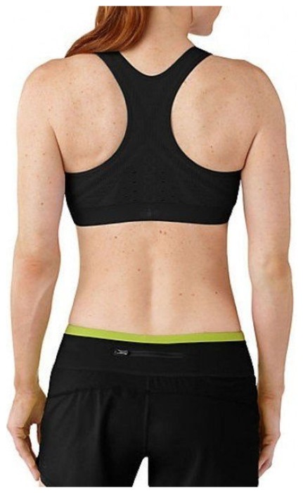 Топ жіночий Smartwool PhD Seamless Racerback Bra Black