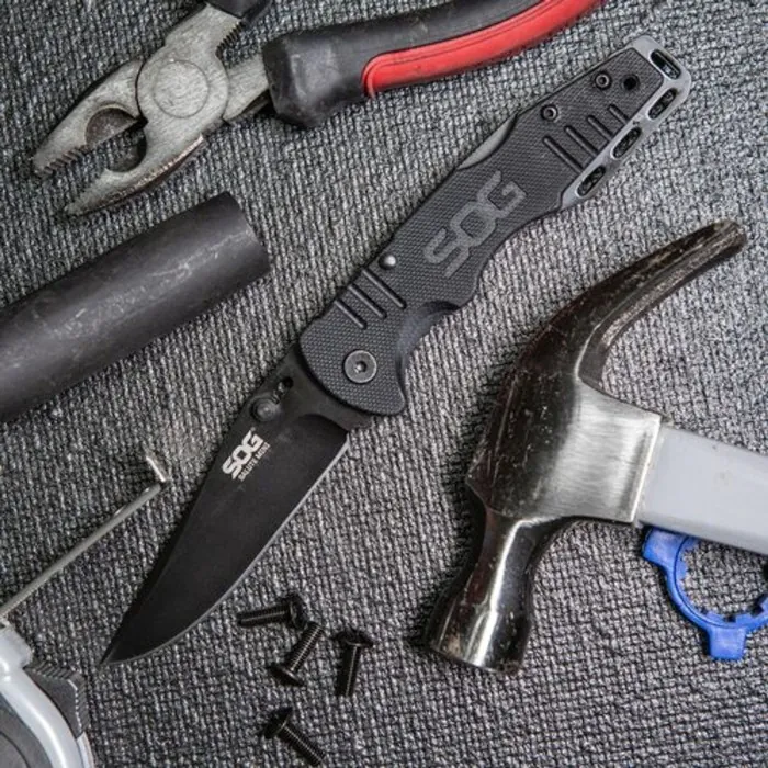 Розкладний ніж SOG Salute Mini, Black