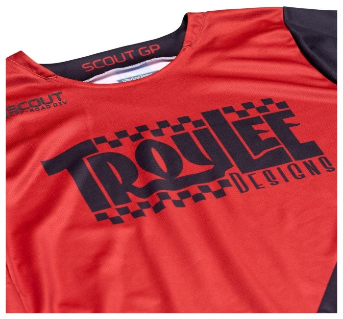 Мото джерси TLD SCOUT GP JERSEY; BIG LEE [BLACK/BURNT ORANGE] M