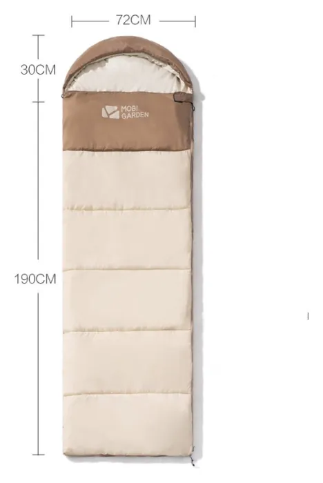 Спальний мішок з капюшоном Mobi Garden XY 2.2 NX21562008 beige