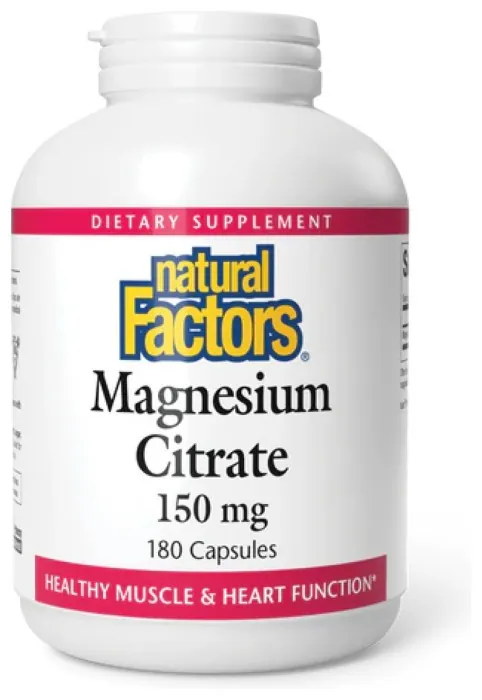 Magnesium Citrate 150mg - 180 caps