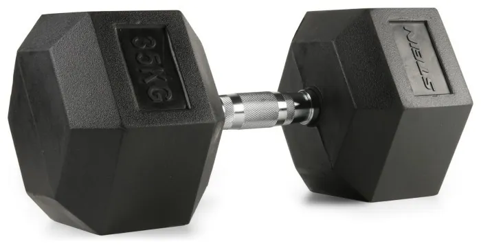 Гантель гексогональная 35 кг. Стейн. OK1013-35