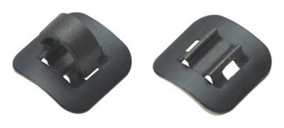 Крепление гидролинии к раме SKS клеящееся, пластмассовое, черное