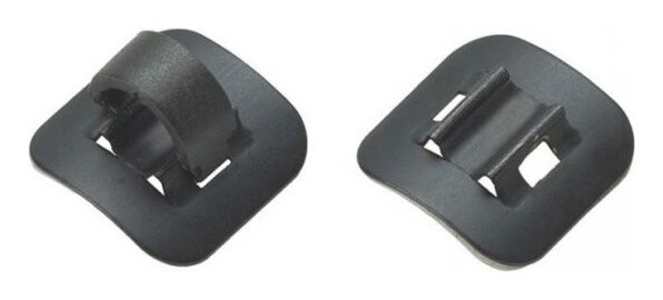 Крепление гидролинии к раме SKS клеящееся, пластмассовое, черное