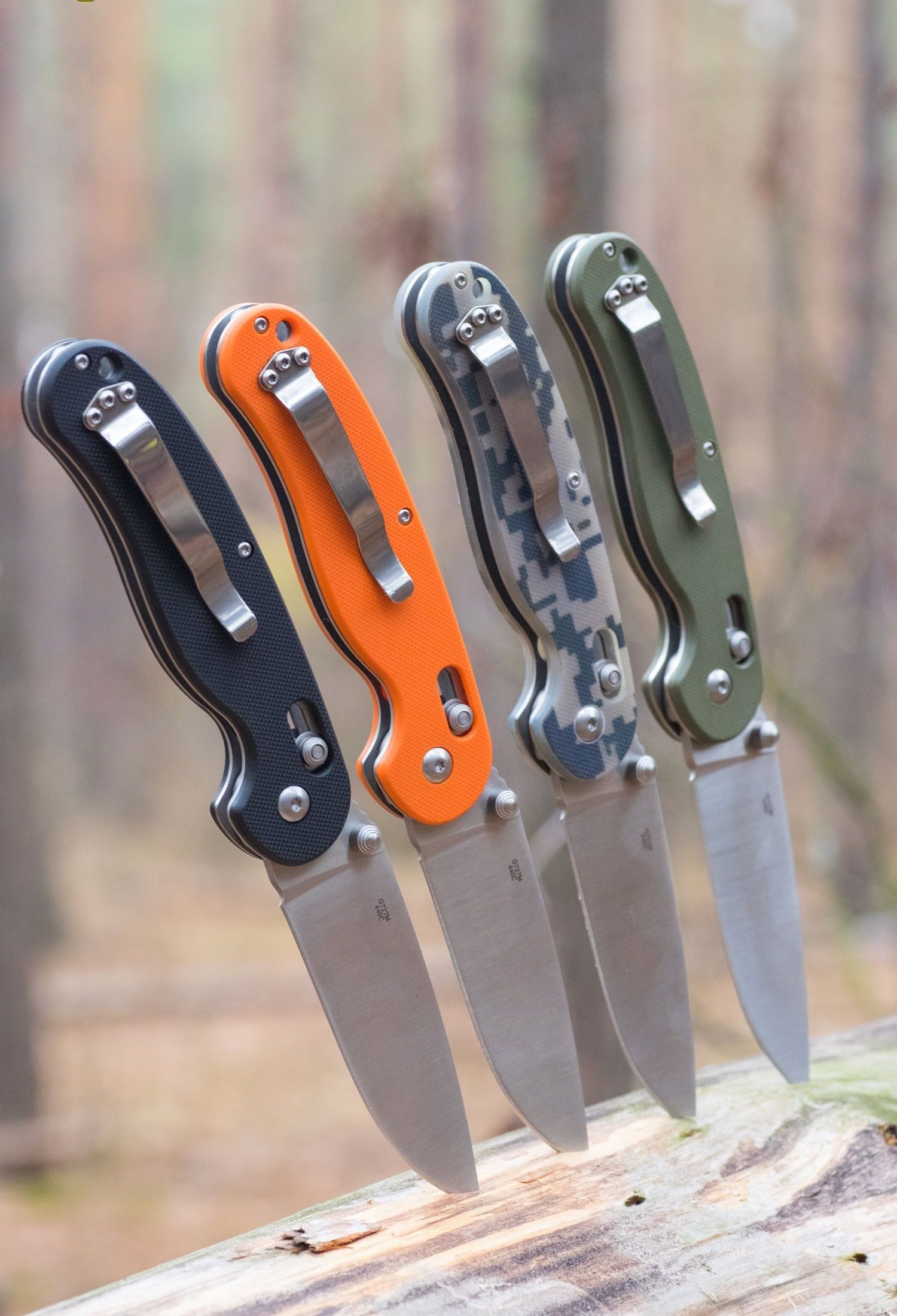 Ніж складаний Ganzo G727M камуфляж, укр, укр