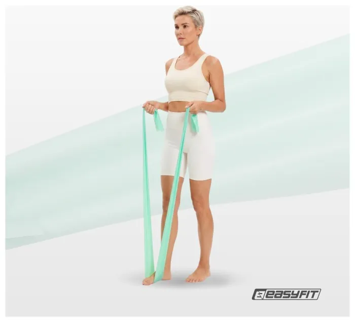 Стрічка для пілатесу EasyFit EPP 0.35 мм м’ятна