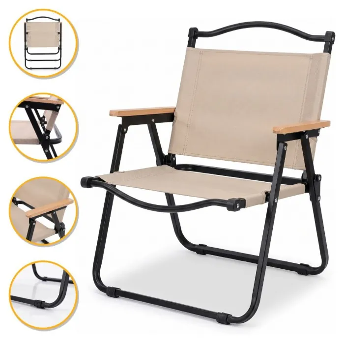 Розкладне туристичне крісло LEOBRO Camp Beige L (LB-1073)