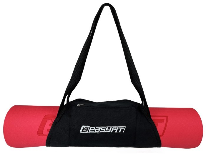 Сумка-переноска EasyFit для йога-коврика Черная