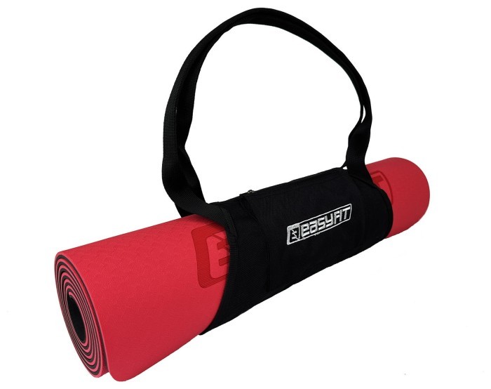 Сумка-переноска EasyFit для йога-коврика Черная