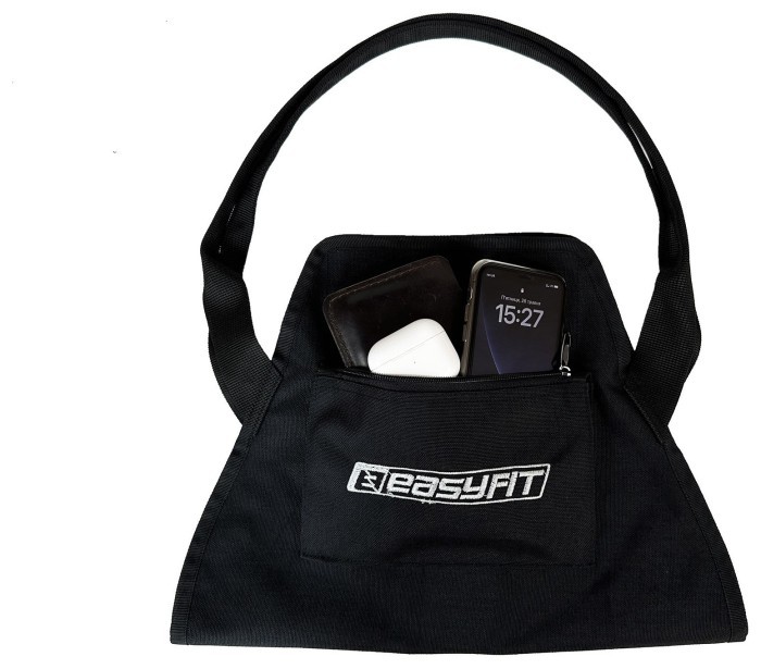 Сумка-переноска EasyFit для йога-коврика Черная