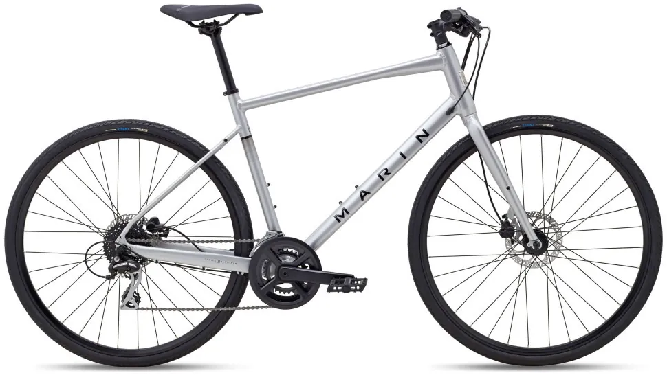 Велосипед 28" Marin Fairfax 2 рама - M Gloss Silver/Black A5 (SKE-54-70)
