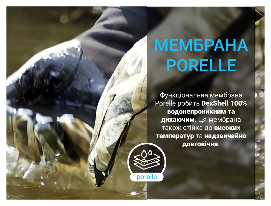 Водонепроникні рукавички Dexshell Drylite2.0 Gloves (L) темний камуфляж