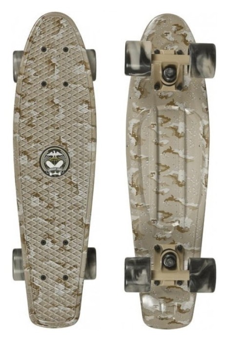 Скейтборд комплект CHOKE ( 600075/cade ) Juicy Susi 22,5"x6, Camo dessert 2023, укр, укр