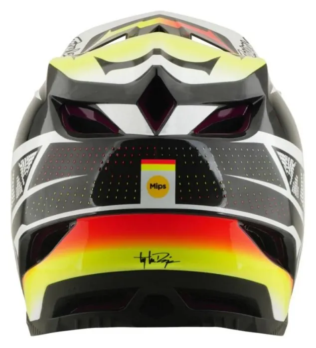 Вело шолом TLD D4 CARBON HELMET; LINED UP [BLACK] M