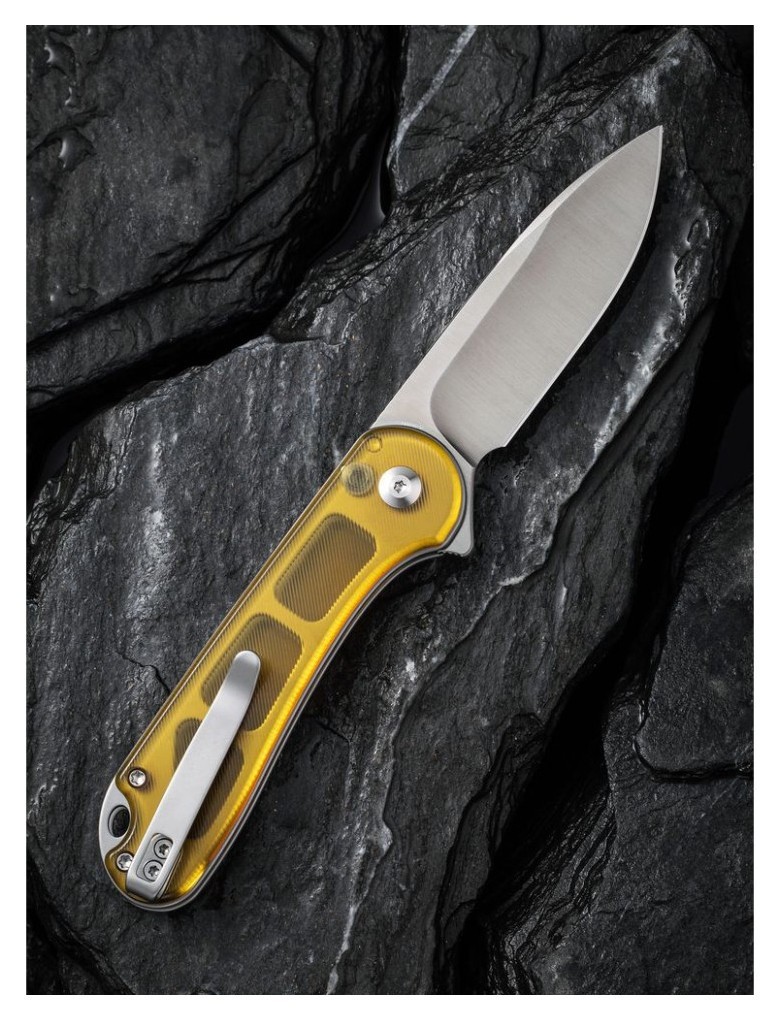 Ніж складаний Civivi Button Lock Elementum C18062P-7, укр, укр