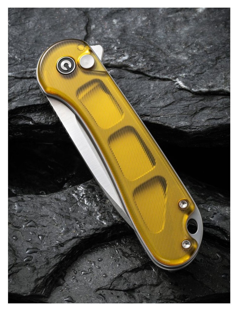 Ніж складаний Civivi Button Lock Elementum C18062P-7, укр, укр