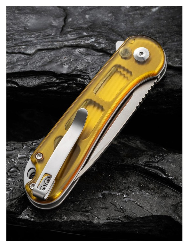 Ніж складаний Civivi Button Lock Elementum C18062P-7, укр, укр